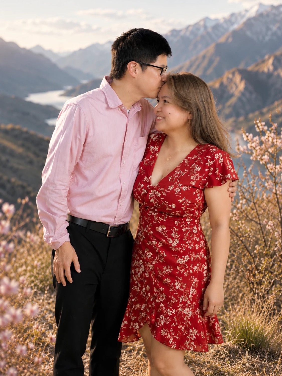Joy and Patrick above Lake Wakatipu